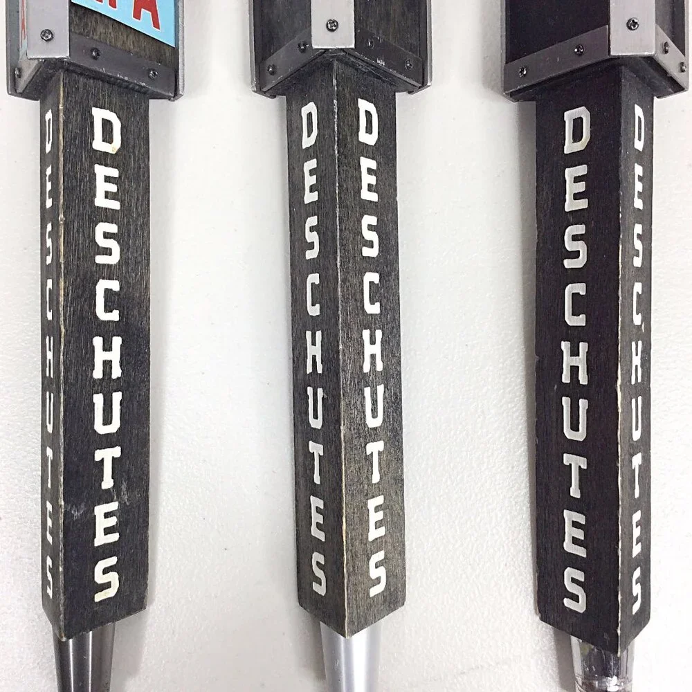 Lot of 3 Deschutes Brewing Beer Tap Handles Mirror Pond Pale‎ Ale Fresh Squeezed